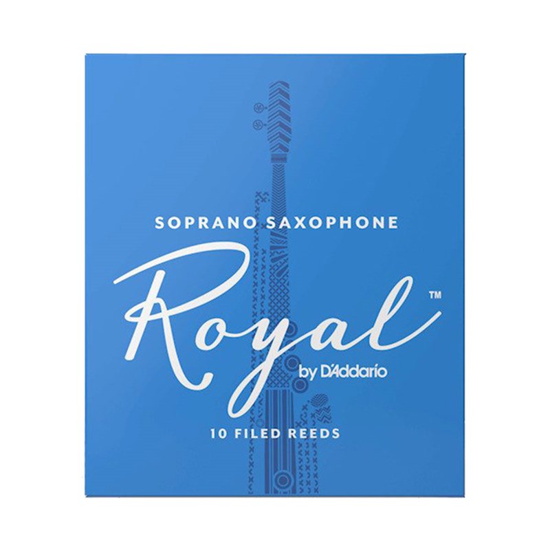 D'Addario Rico RIB1025 Royal Soprano Saxophone Reeds - Strength 2.5 - 1 Piece